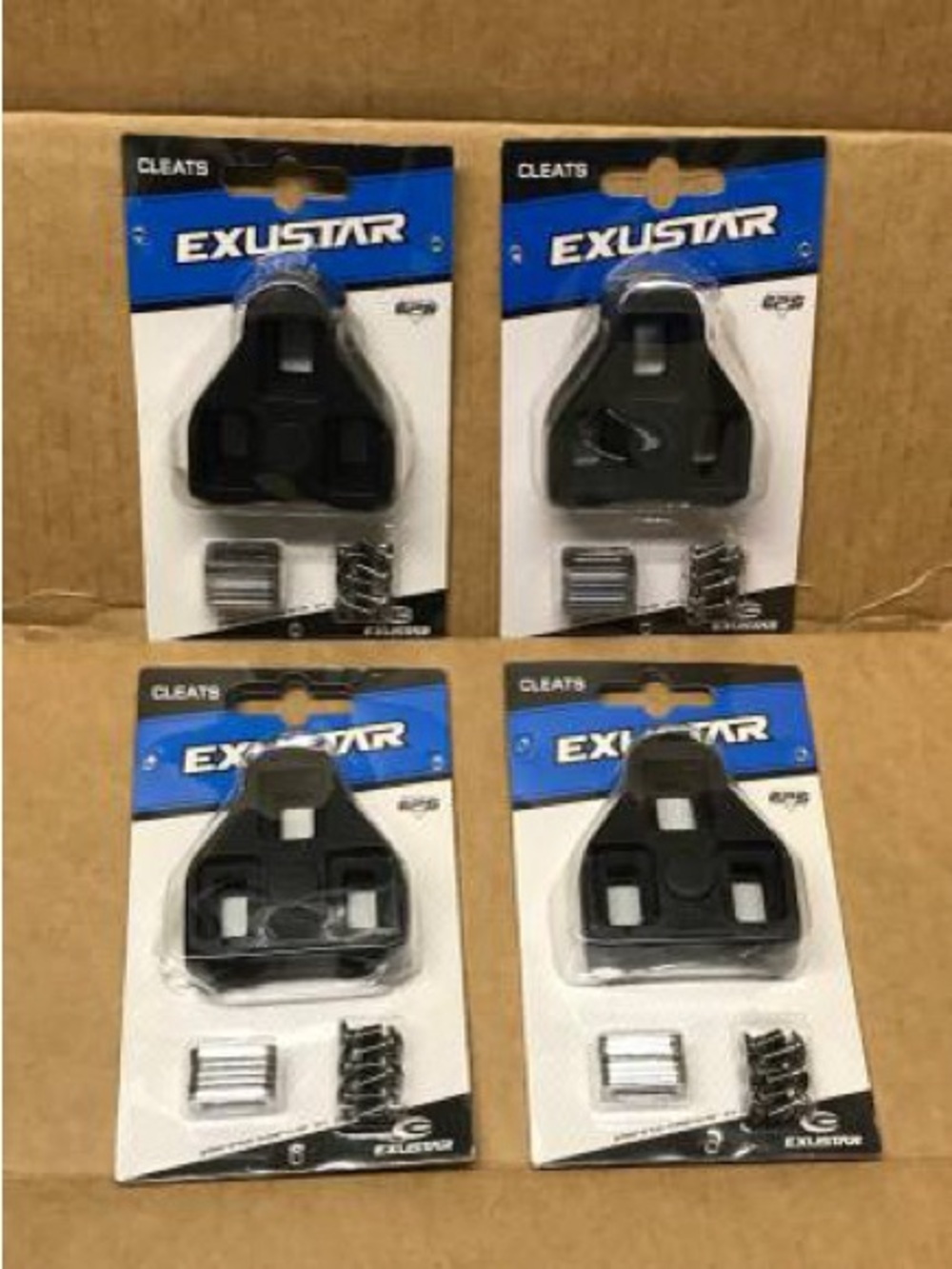 Exustar Delta Look Fixed Cleat Pedals (Set of 4) [Brand New]